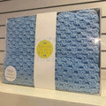 Handmade crochet baby blanket blue