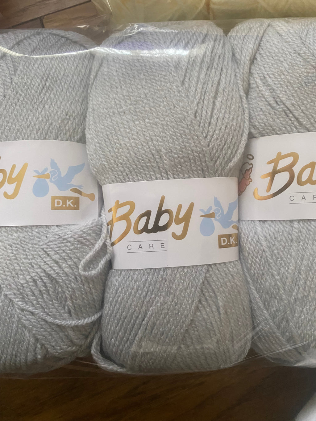 Woolcraft Baby Care wool. 3x100g balls