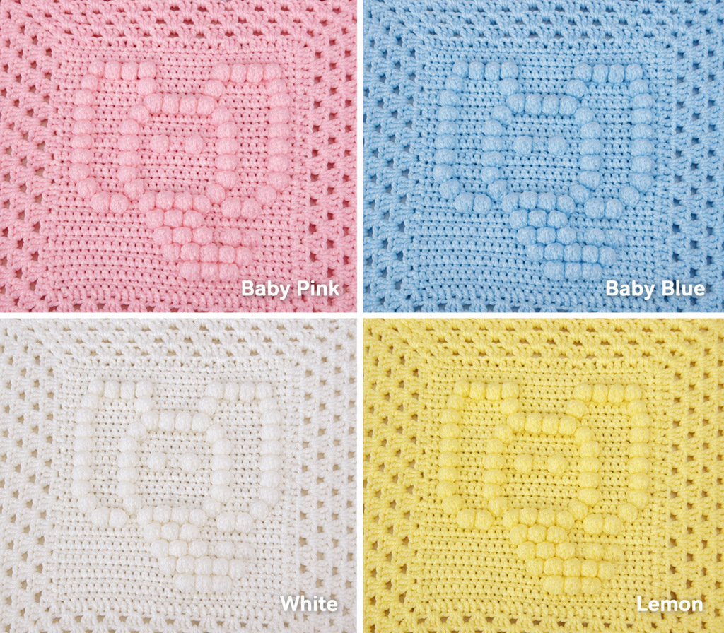 *Pre Order*Elephant handmade crochet baby blanket