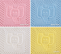 *Pre Order*Elephant handmade crochet baby blanket