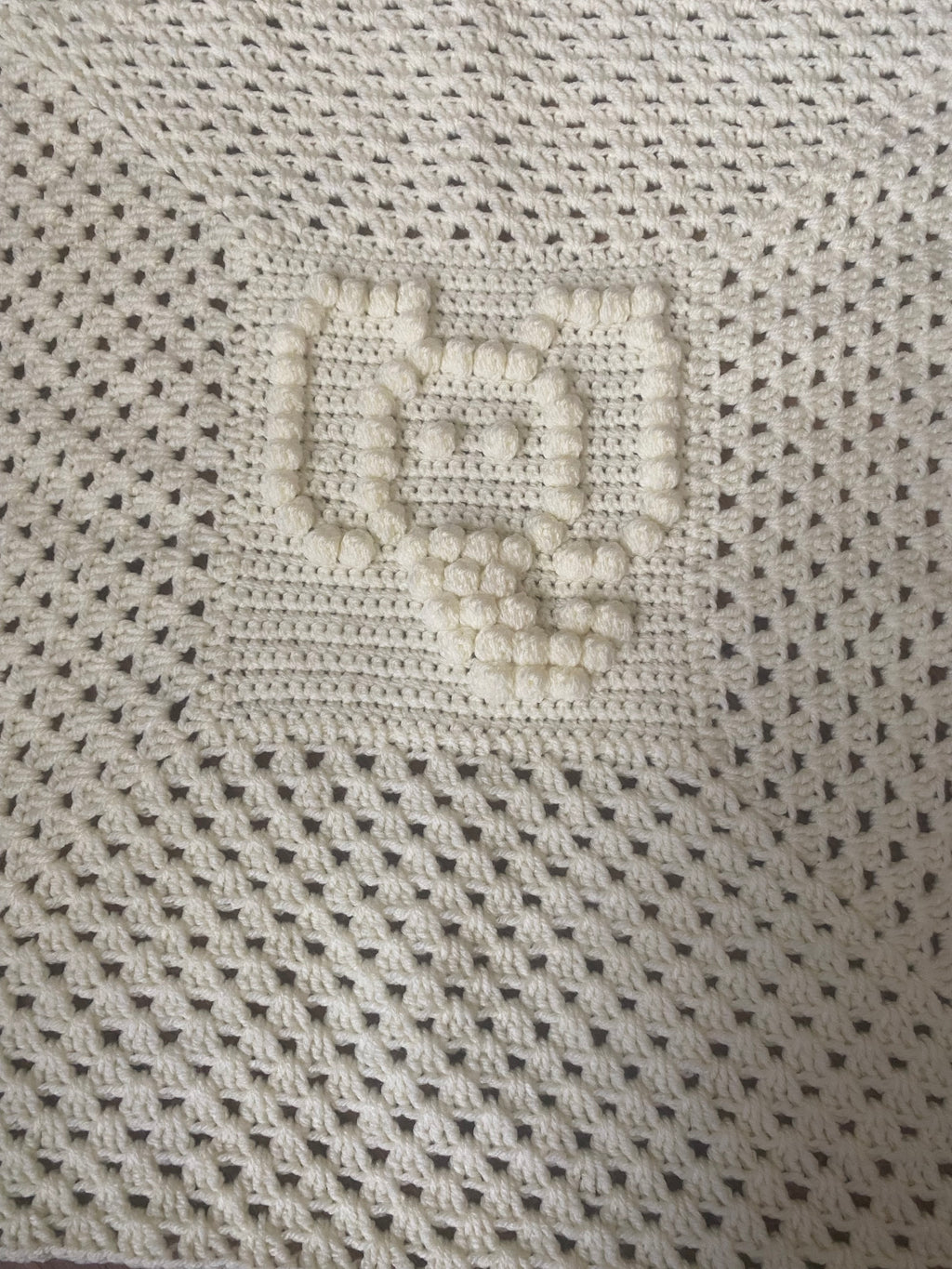 *Pre Order*Elephant handmade crochet baby blanket