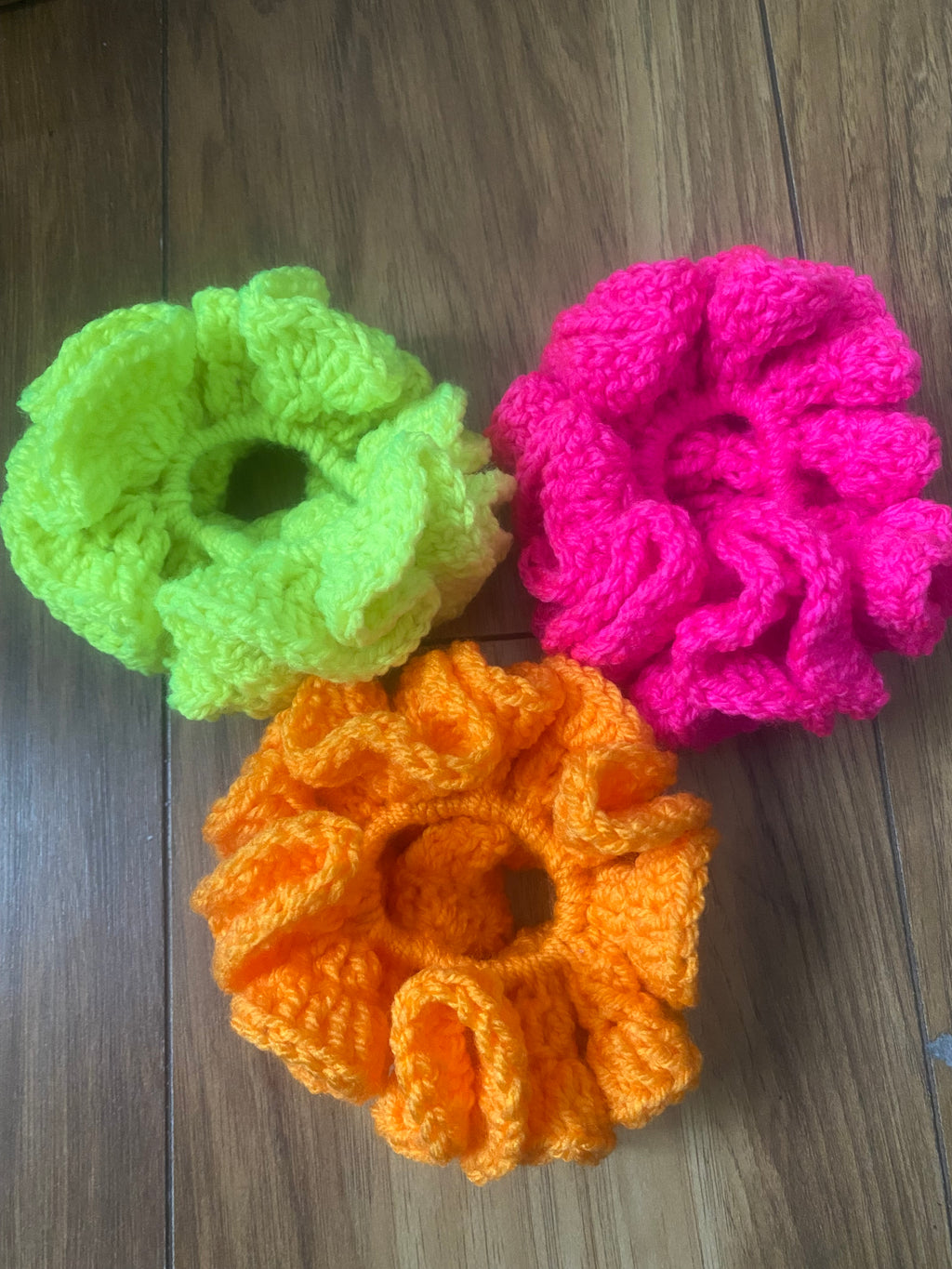 Crochet Hair Scrunchies