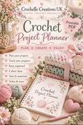 Crochet Project Planner Printable PDF – Digital Crochet Planner