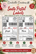 Santa Postage Labels